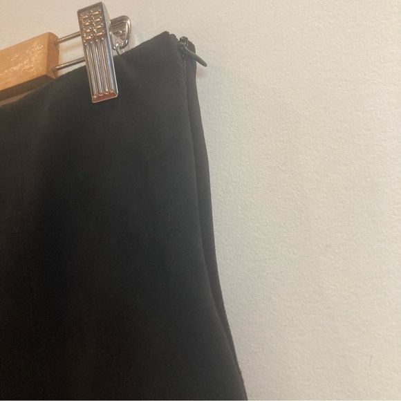 ZARA BASIC Sz XL Faux Suede Jeggings Style Side Zipper Closure & At Hem Pants - Picture 3 of 9